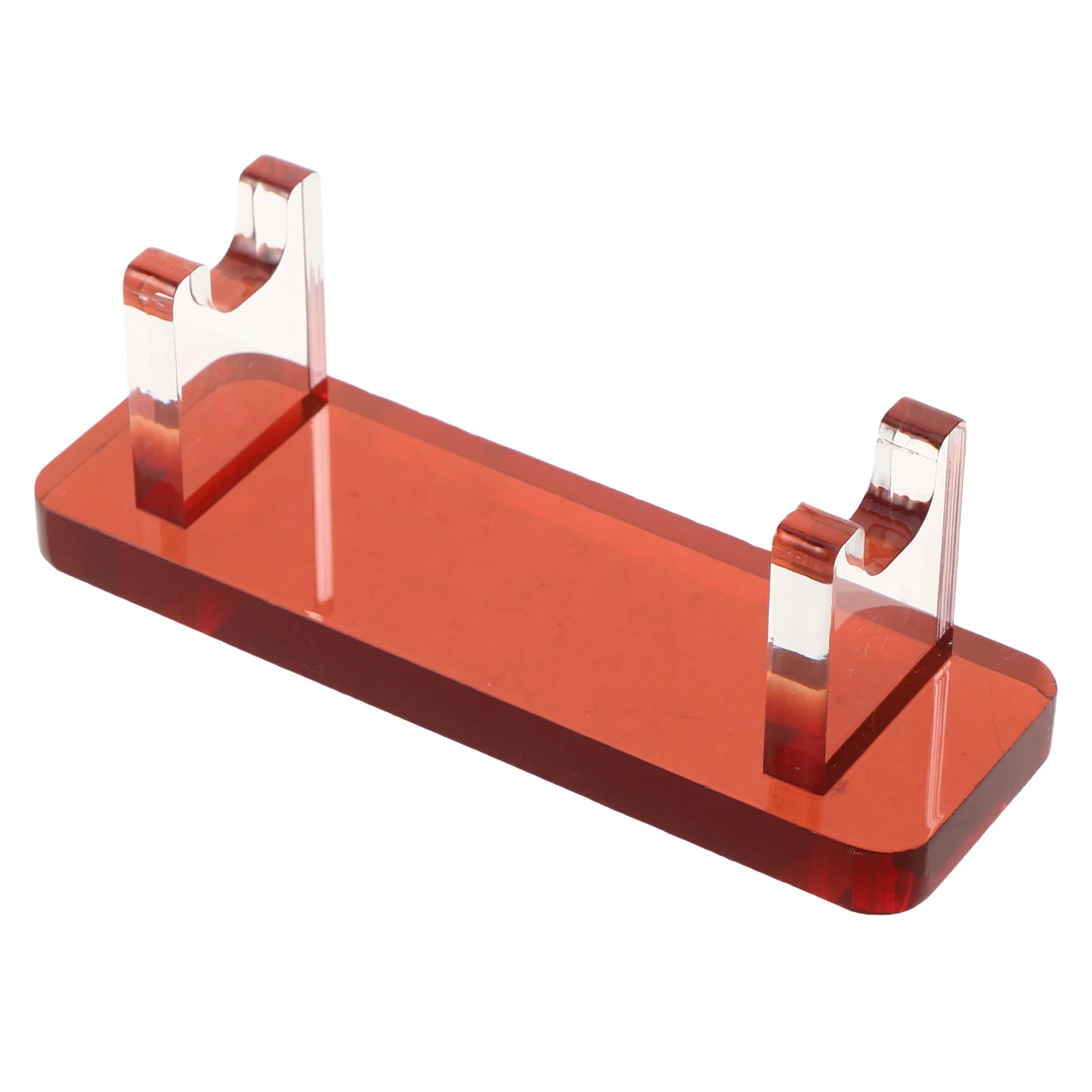 

Pen Display Stand Acrylic Desktop Organizer for Writing Tools Antiroll Design Pen Holder Stand for School Office Workspace