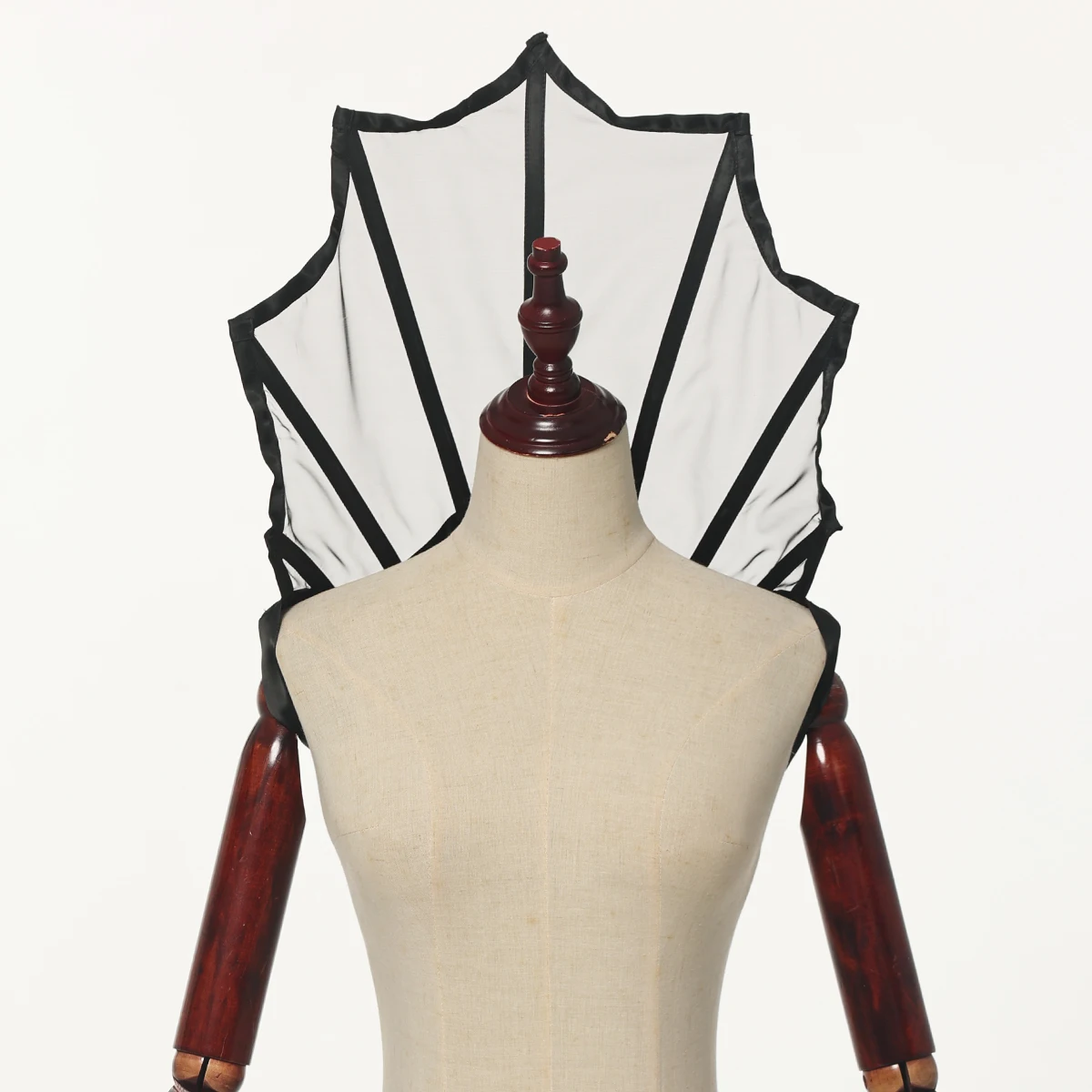 إليزابيث الملكة تأثيري الدانتيل الجوفاء الوقوف الياقة القوطية الشرير الملحقات