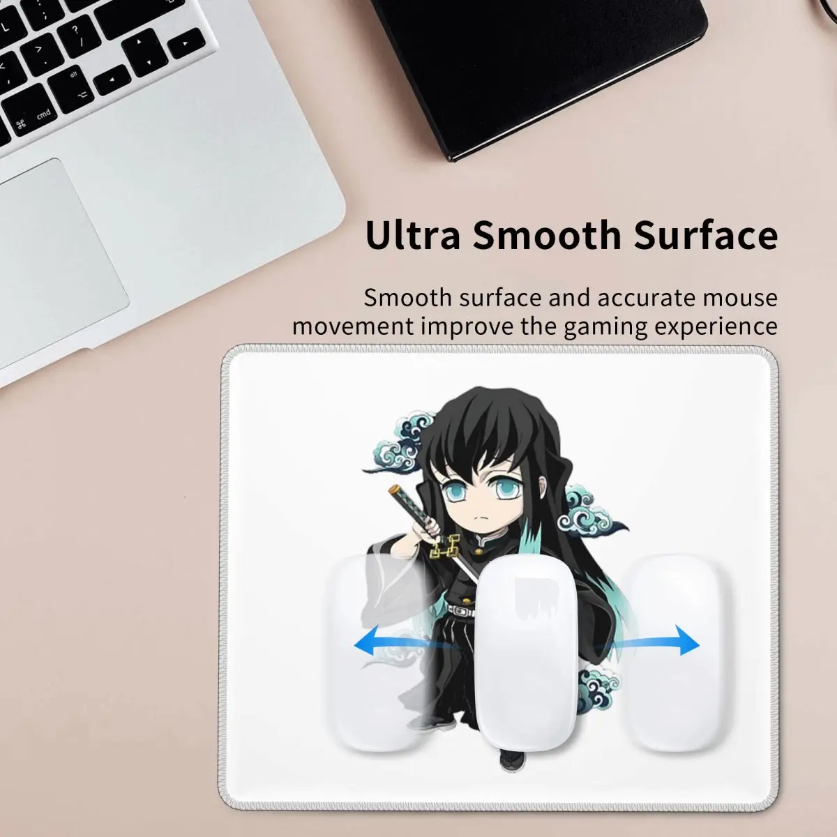

Chibi Mist Pillar Muichiro Tokito коврик для мыши компьютерная клавиатура коврик для мыши геймер ПК ноутбук настольный коврик офисные аксессуары настольные коврики