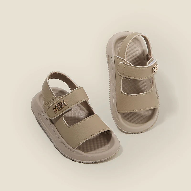 

Детские сандалии с защитой от ударов, новая летняя обувь для мальчиков на мягкой подошве, обучающая обувь для малышей, детская обувь, защитная обувь от 10 до 36 месяцев