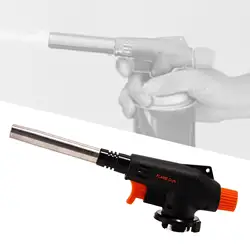 Butane Gas Blow Torch Portable Ignition Welding Tool Outdoor Camping Butane Burner BBQ Cooking Flame Lighter Spray Equipment