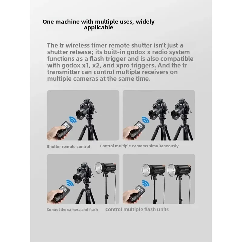 Wireless Timed Shutter Cable TR Wireless Remote Control for Canon Nikon Sony