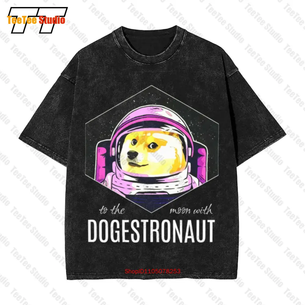 

Dogecoin To The Moon Vintage Oversized T-Shirt 0Q54