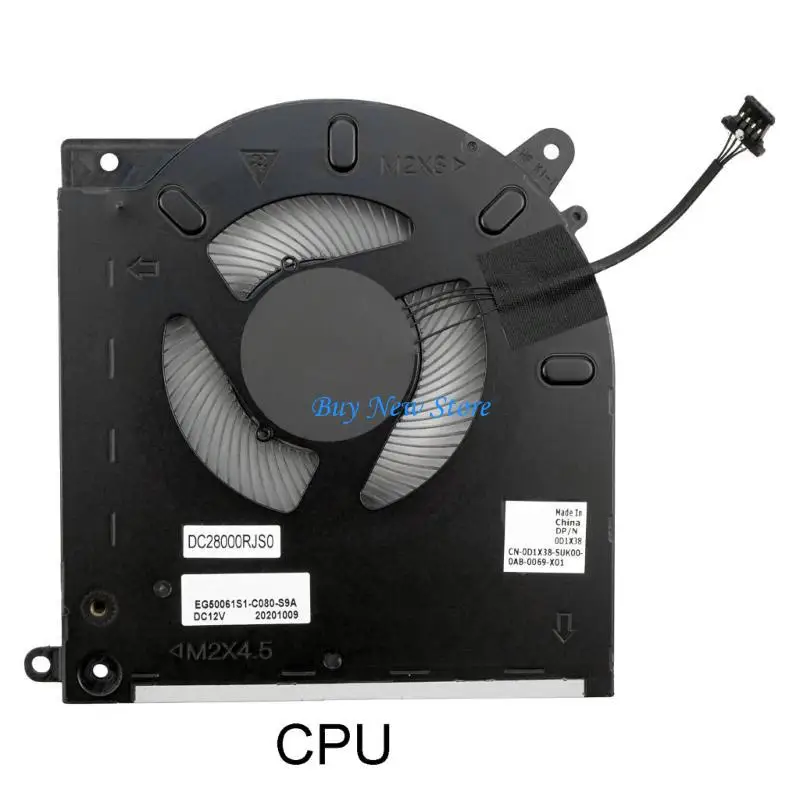 

20CE High-Quality Laptop CPU GPU Cooling Fan for Alienware M15 Laptops Effective CPU GPU Fan for Running Smoothly