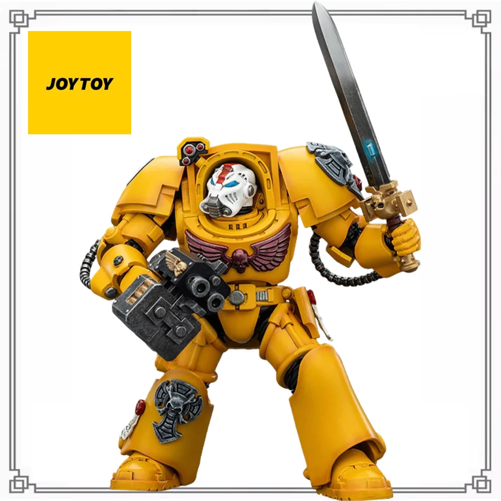 

100% Original Genuine in Stock JOYTOY WARHAMMER 40000 Imperial Fists Terminator I Equipped with Power Fist and Assault Cannon