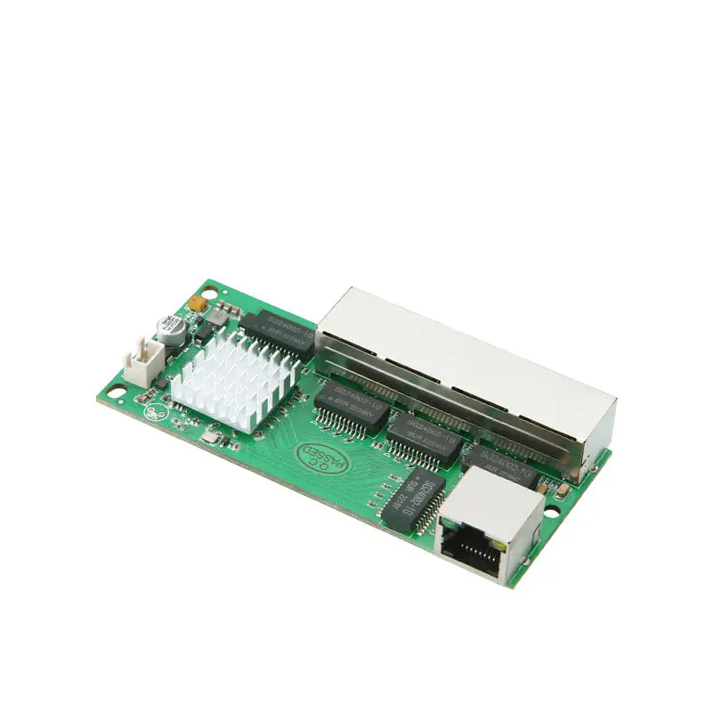 Wide Voltage 9V/24/48V Mini Gigabit Switch 4-port 5-port Ethernet Module Terminal 100/1000M