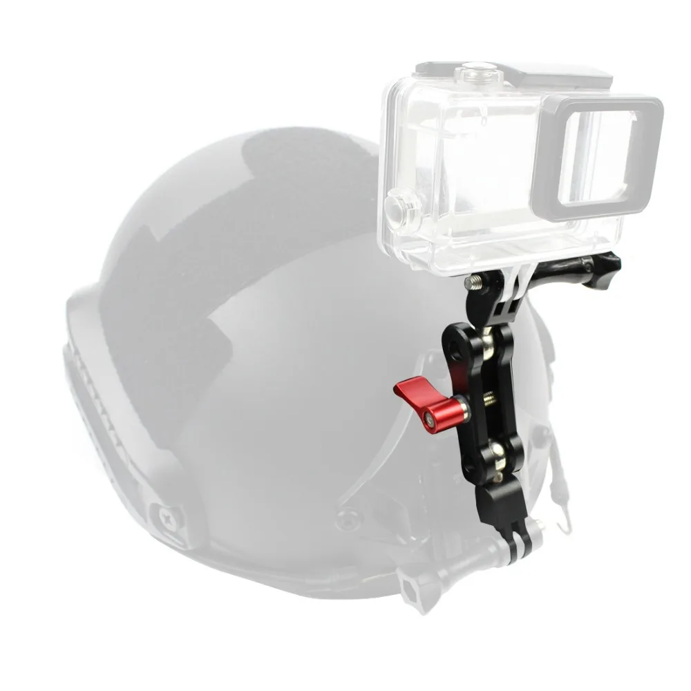 Adapter für magische Arm montage aus Aluminium legierung Doppelkopf-Pivot-Aktivität stecker 360 Umdrehung für Gopro 13 für Insta360 x4 Osmo-Aktion – Detail 5