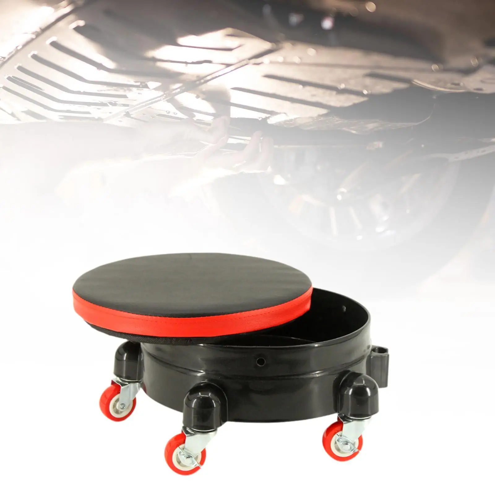 360 Degree Swivel Rolling Car Wash Bucket Dolly Efficient Soap Holder for Car Wash Kit Supplies
