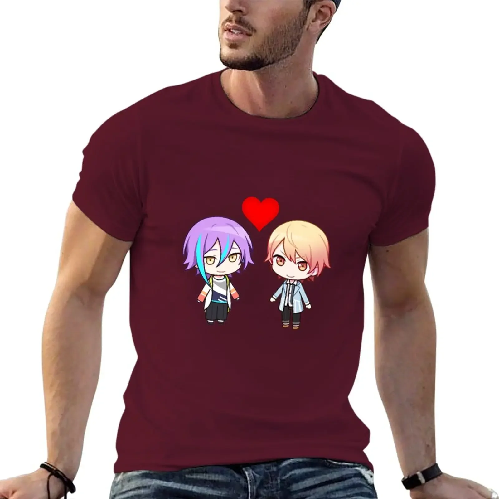 New rui kamishiro tenma tsukasa in love project sekai ruikasa T-Shirt man clothes funny t shirts mens workout shirts style tops