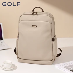 GOLF backpack for women, casual commuting, large capacity computer backpack, fashionable travel, college student backpack