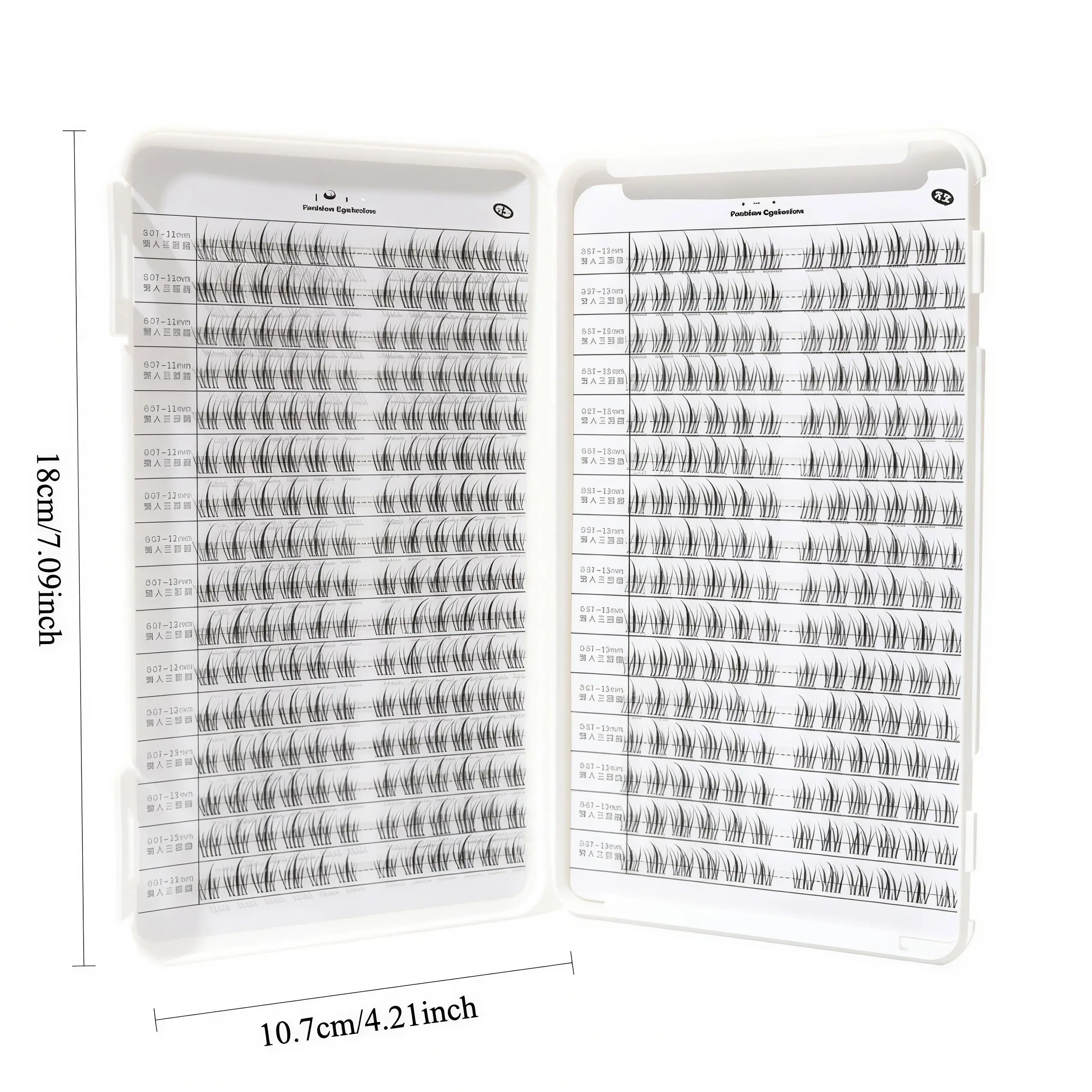 Lazy Girl Manga Cluster Lashes Book Feiner Stiel Blumen-Einzelwimpern Natürliche Einzel-Segmentierte Falsche Wimpern DIY-Wimpern – Detail 4