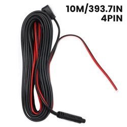 Car Dash Cam Extension Cable DC 12V 4 Pin 10m Extension Cable Car Camera Rear View Camera AV Cable