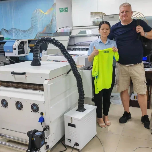 DTF printer 60cm i3200 CMYK White printing pet film sublimation dtf heat transfer T-shirt printing machine