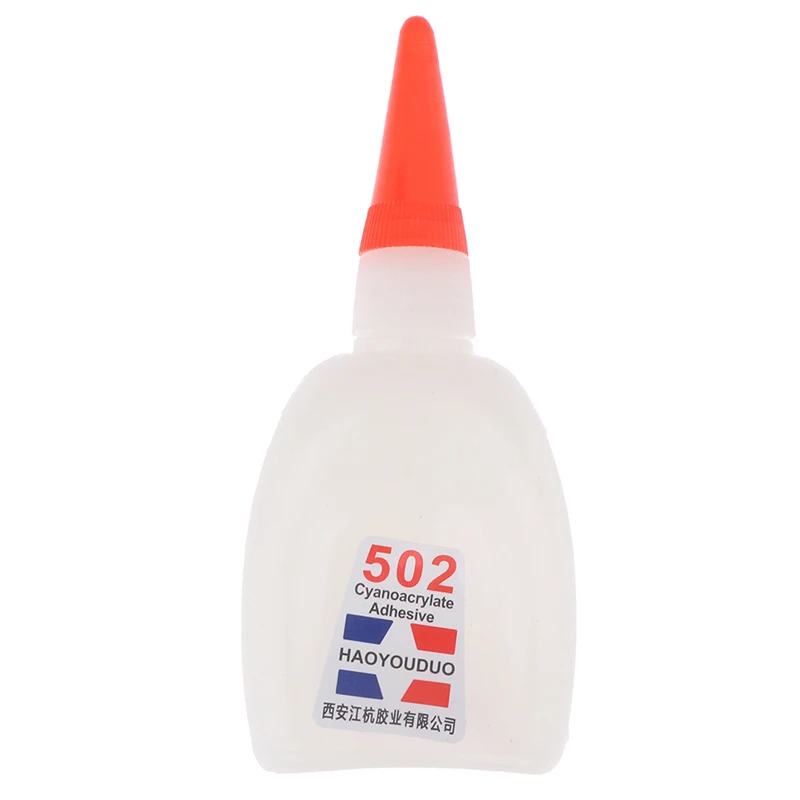 1Pc 502 Strong Glue Instant Quick Dry Cyanoacrylate Strong Adhesive Quick Bond Leather Rubber Metal Repair Tool Office Supplies