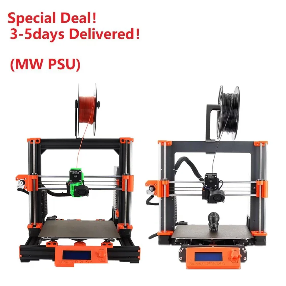 DIY Kit Impressora 3D com Super Pinda MW Alimentação, Clone Prusa MK3S Plus e MK3S Plus Urso, Grande Venda