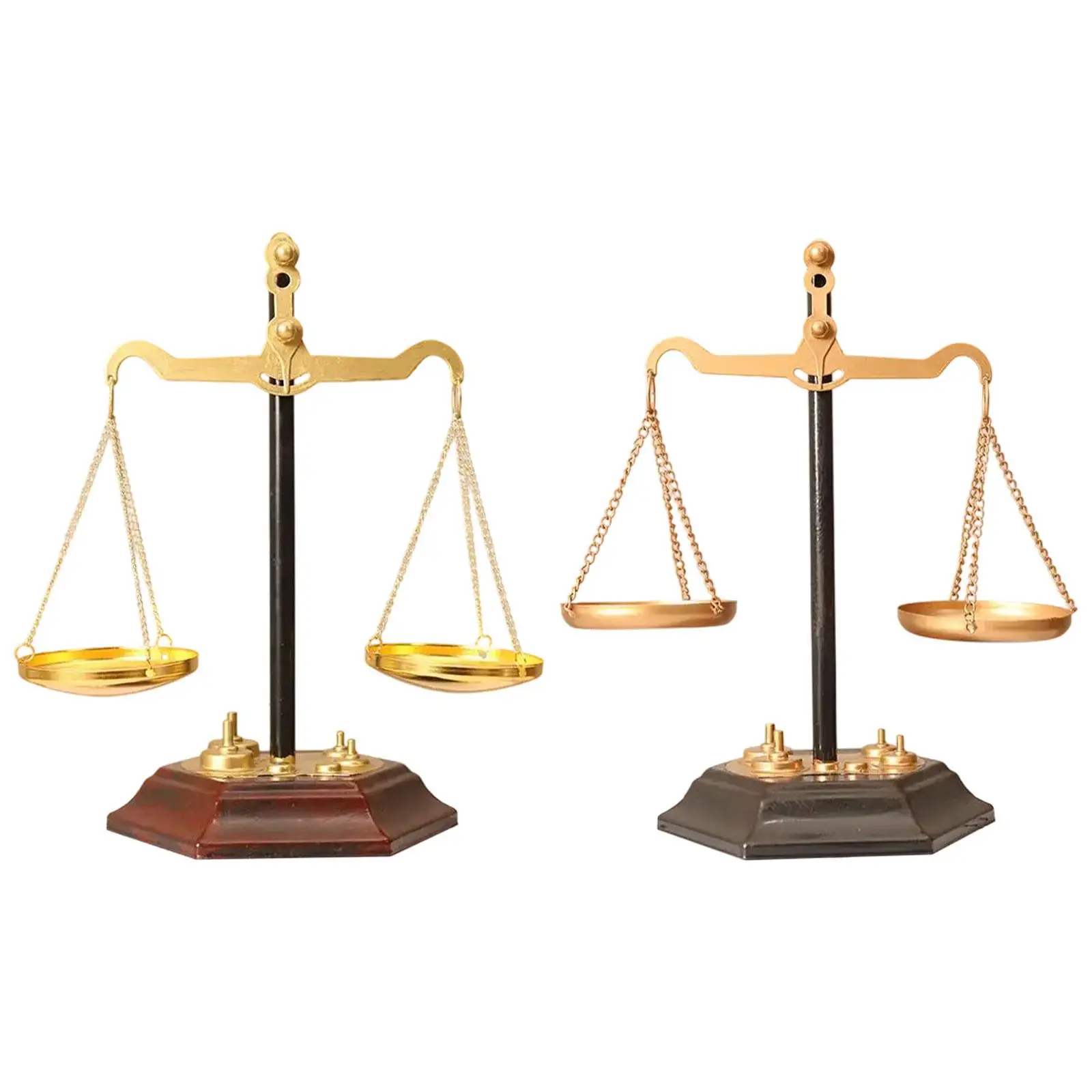 عرض المجوهرات تخزين المجوهرات منظم مستحضرات التجميل ديكور معدني سطح المكتب ميزان مقياس الفن أثاث المنزل للأساور #2