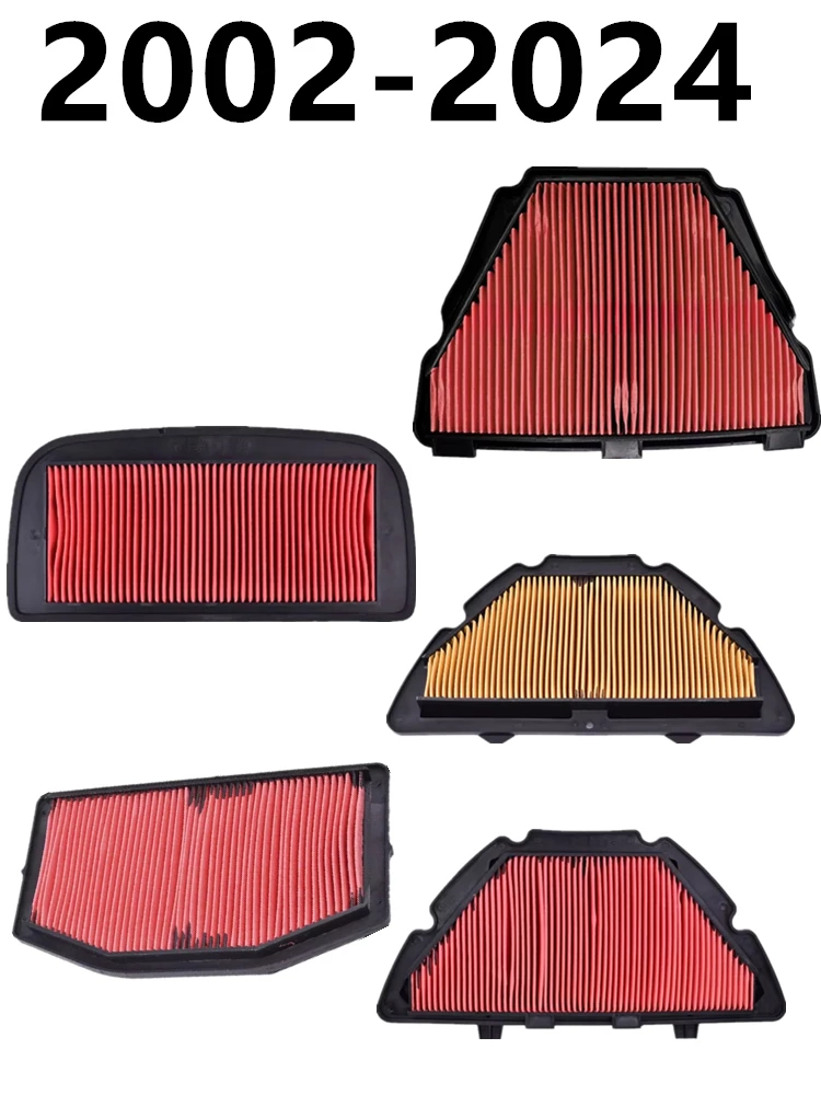 

R1 Motorcycle Air Filter For YAMAHA YZF-R1 YZF1000 R1000 2002-2003 2004-2006 2007-2008 2009-2014 2015-2024 Engine Intake Cleaner