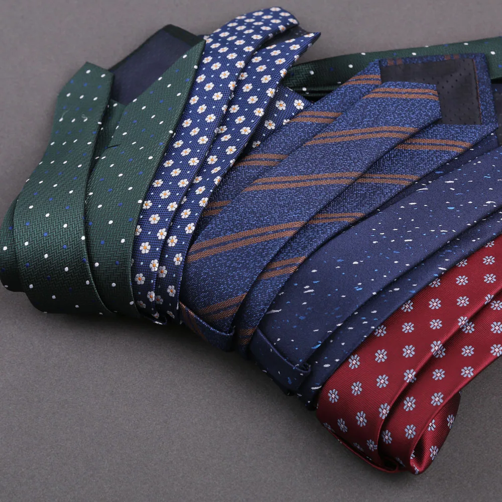 Tie Gravatas Fashion Jacquard Woven 8 Cm Necktie Wedding Accessories Blue Man Stripe Flower Party Office Ties Outfit