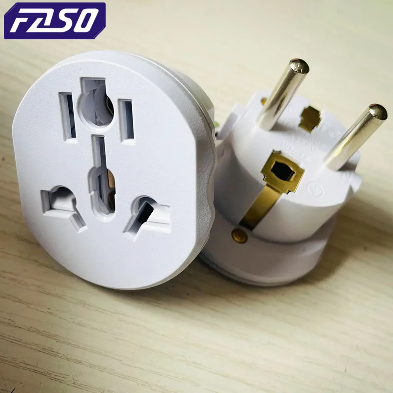 한국 EU 플러그 어댑터 16A 250V 여행용 어댑터 변환