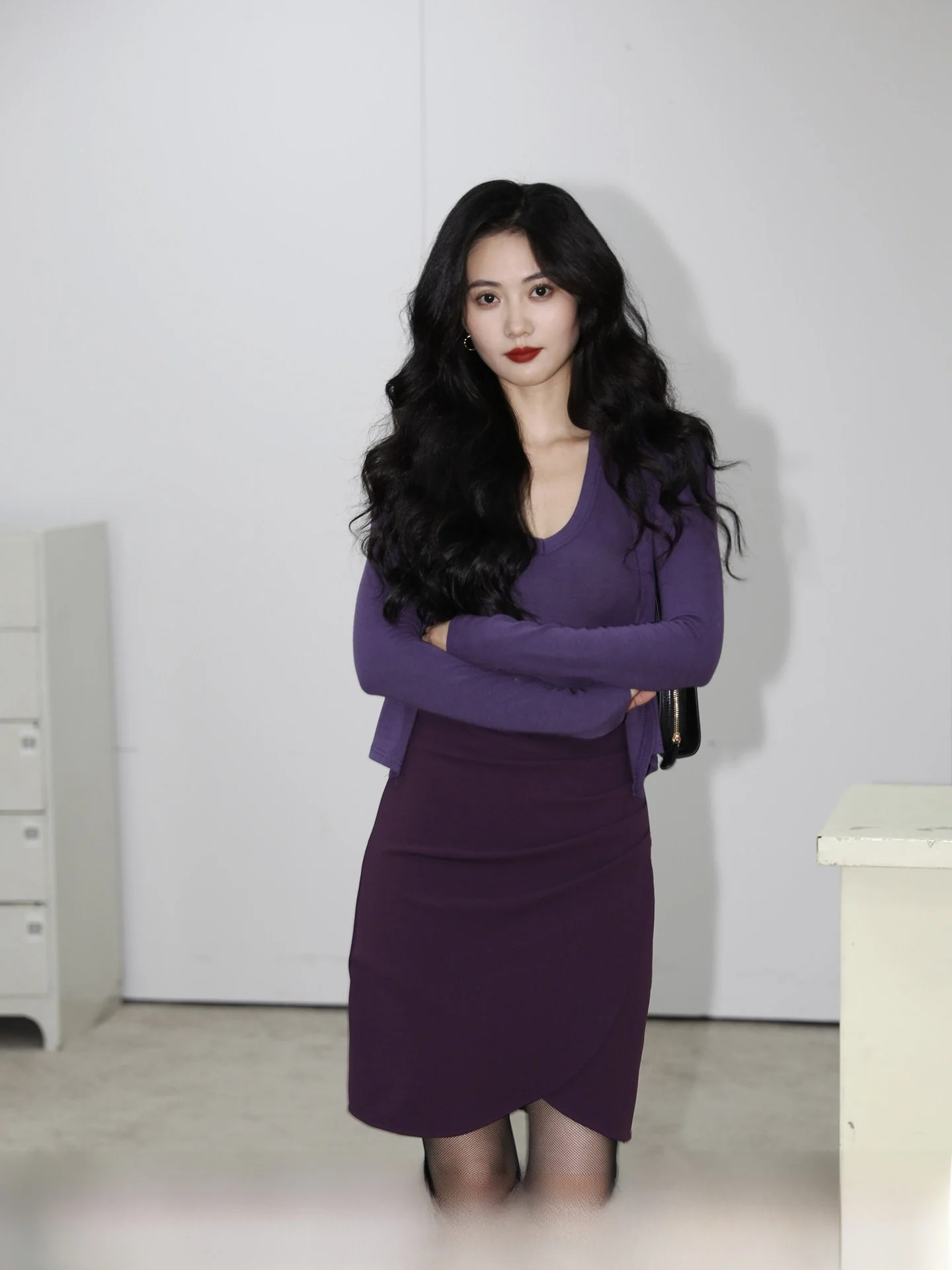 

Taiyang Office High Waist Bodycon Skirt for Women Early Autumn Slimming Ele Commute Workwear Asymmetrical Skirt