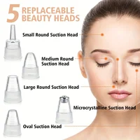 Cloud Prime Electric Facial Pore Cleaner Pimple Adsorbent Rechargeable Blackhead Reduce Tool 3 Suction Power, 5 Probes For Christmas And New Year Gifts 6