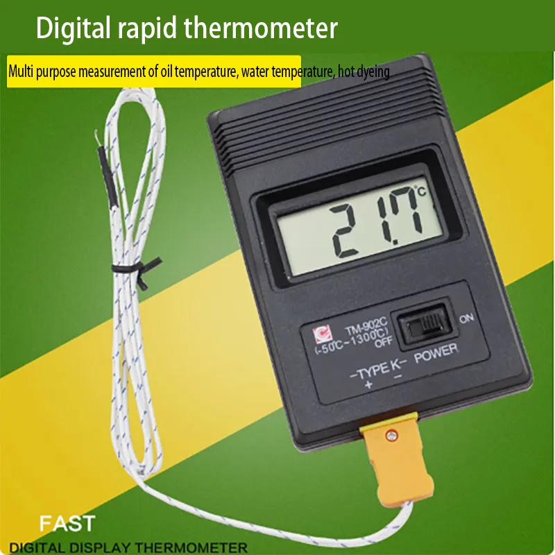 TM902C High Temperature Rapid Electronic Thermometer Numerical Temperature Gauge Industrial Temperature Gauge