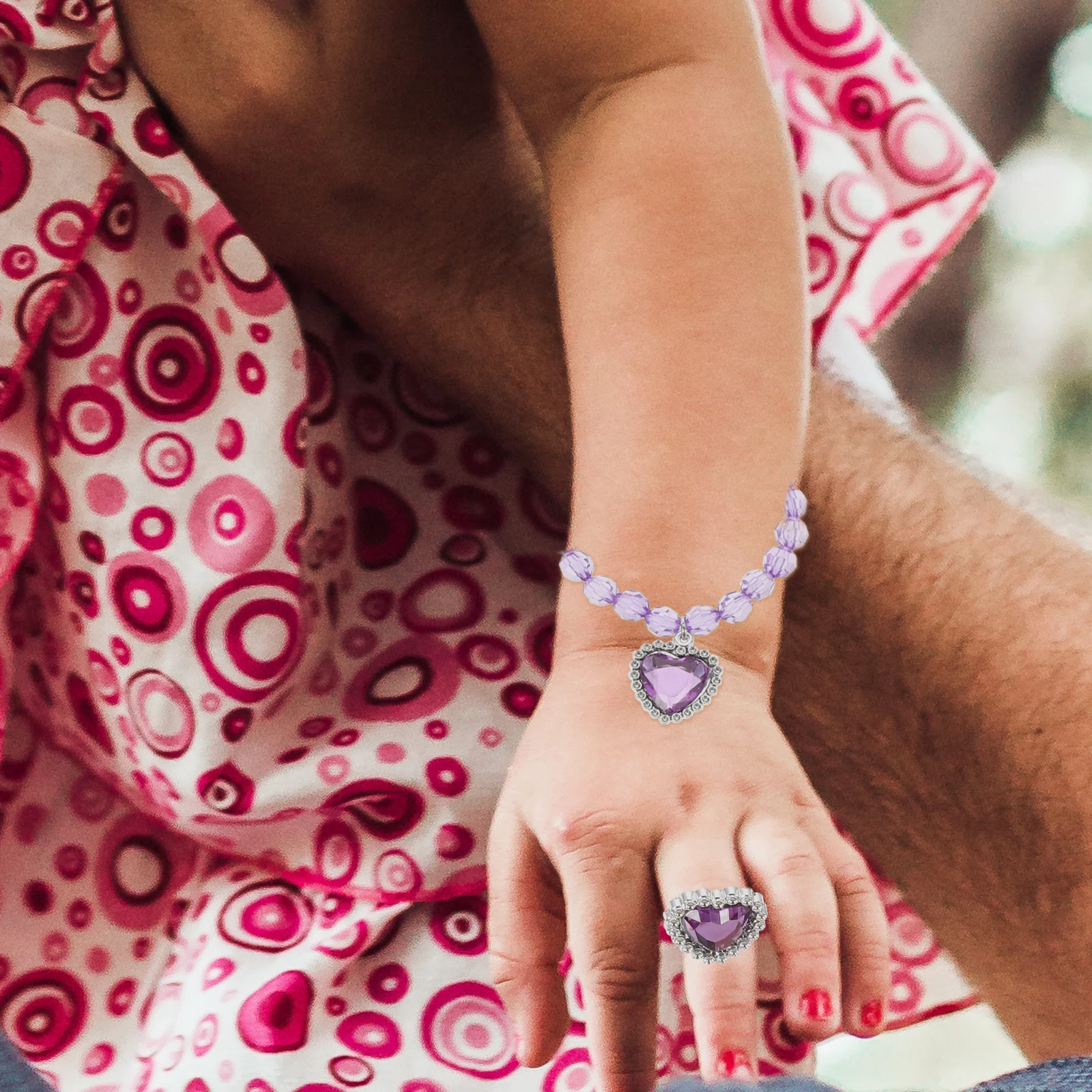 6 مجموعة مجوهرات للبنات مجموعة مجوهرات للأطفال الصغار فستان أقراط وقلائد وخواتم هدية عيد ميلاد 4-6-6-8 سنوات