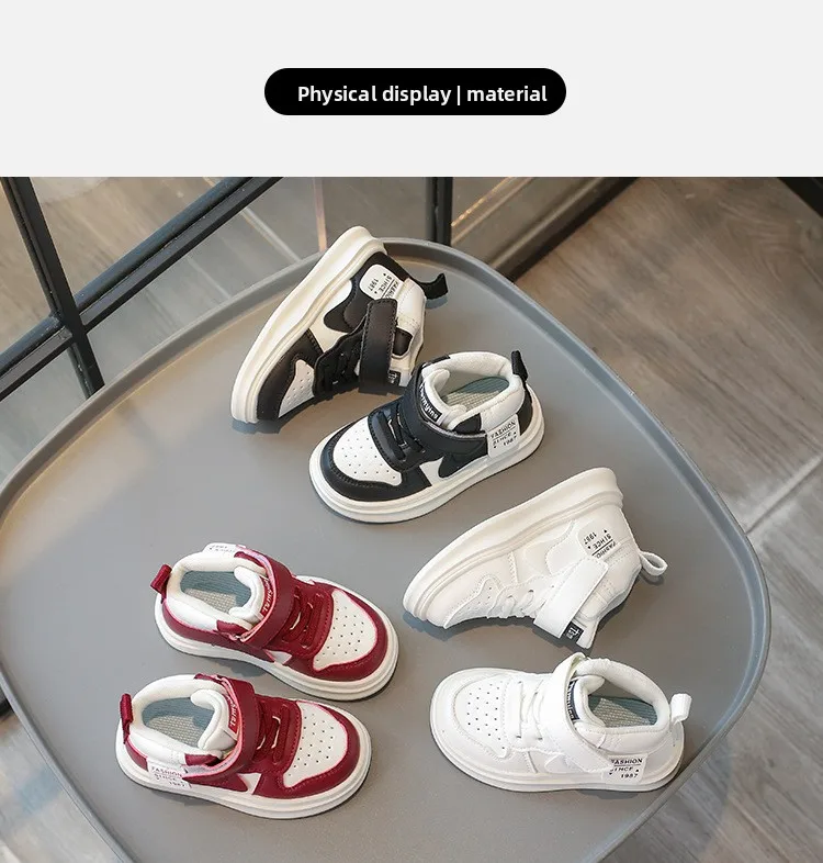 Lässige Kinder-Sneaker für Jungen und Mädchen, Herbst 2026 Neu, Rutschfeste Babyschuhe, Lauflernschuhe mit Gummisohle, Bequeme Passform für Kinder – Detail 7