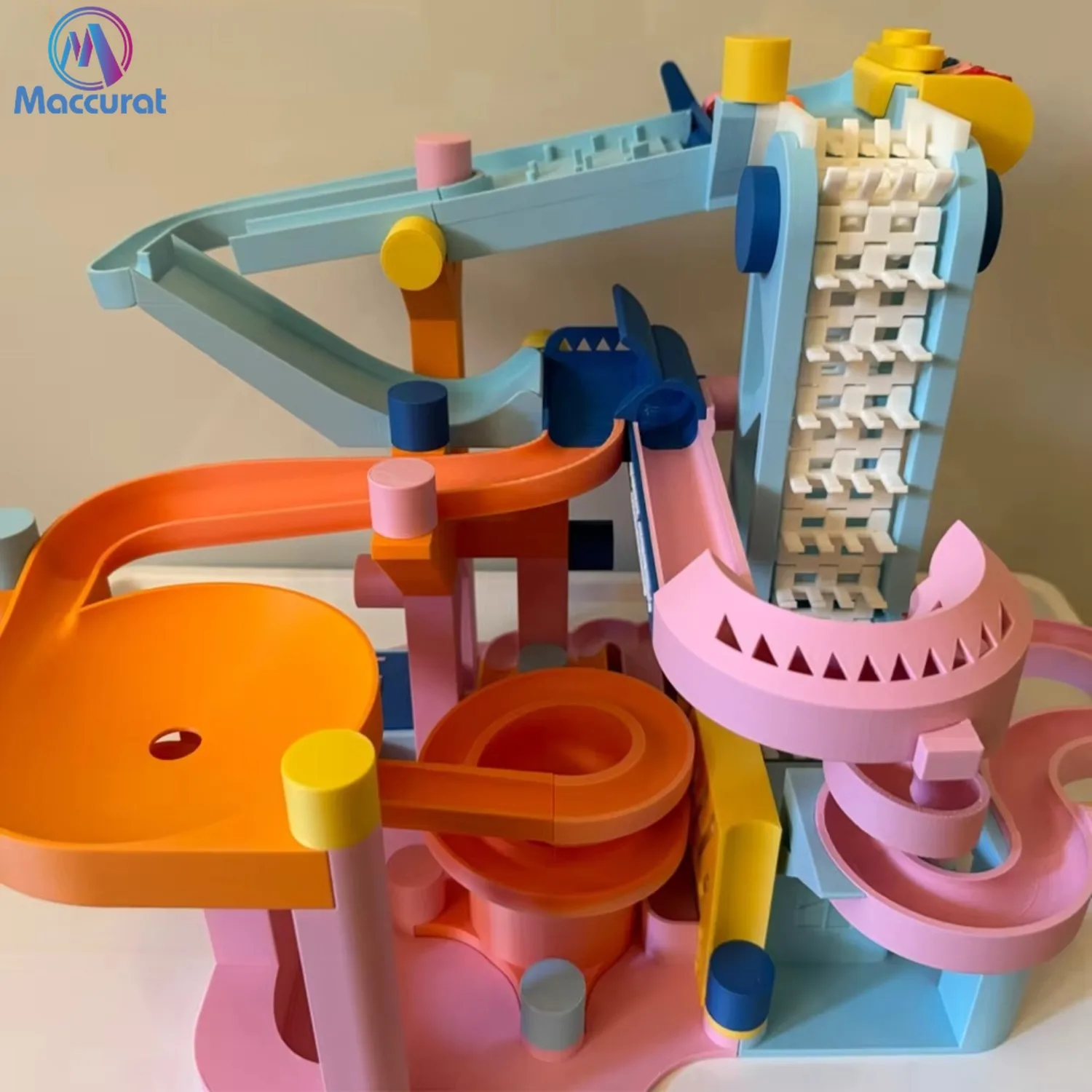 For Bambu Labs Marble Run Components Kit MH003 Maker World Supply Model Hardware Bambulab 3d Printing Creative Models