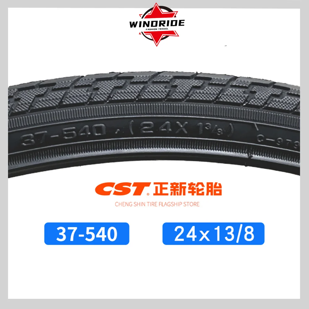 CST 24x1 3/8 Bicycle Tires 37-540 Wheelchair Inner and Outer Tires 24 Inch Wheelchair Bicycle Accessories