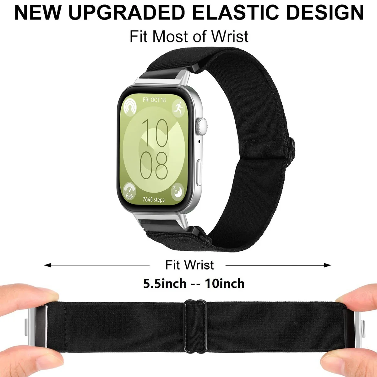 Elastic Nylon Loop Watch Band For Huawei Watch Fit 3 2 Strap Replacement Wristband For Huawei Fit3 Bracelet Correa Accessories image 2