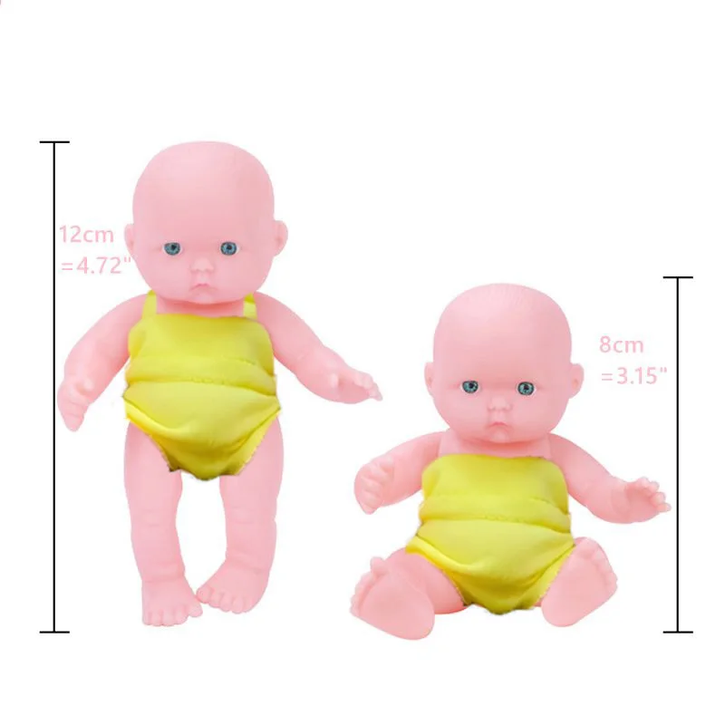 Kawaii Items 5 Inch PVC Dolls 4 Pieces / Lot Fast Shipping Things Doll Accessories Best Birthday Present DIY Play Dressing Game