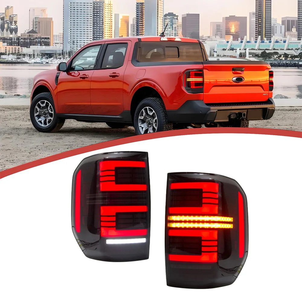 

DK Motion Full LED Taillights For Ford Maverick 2022 2023 Accessories Light Rear Tail Lamp