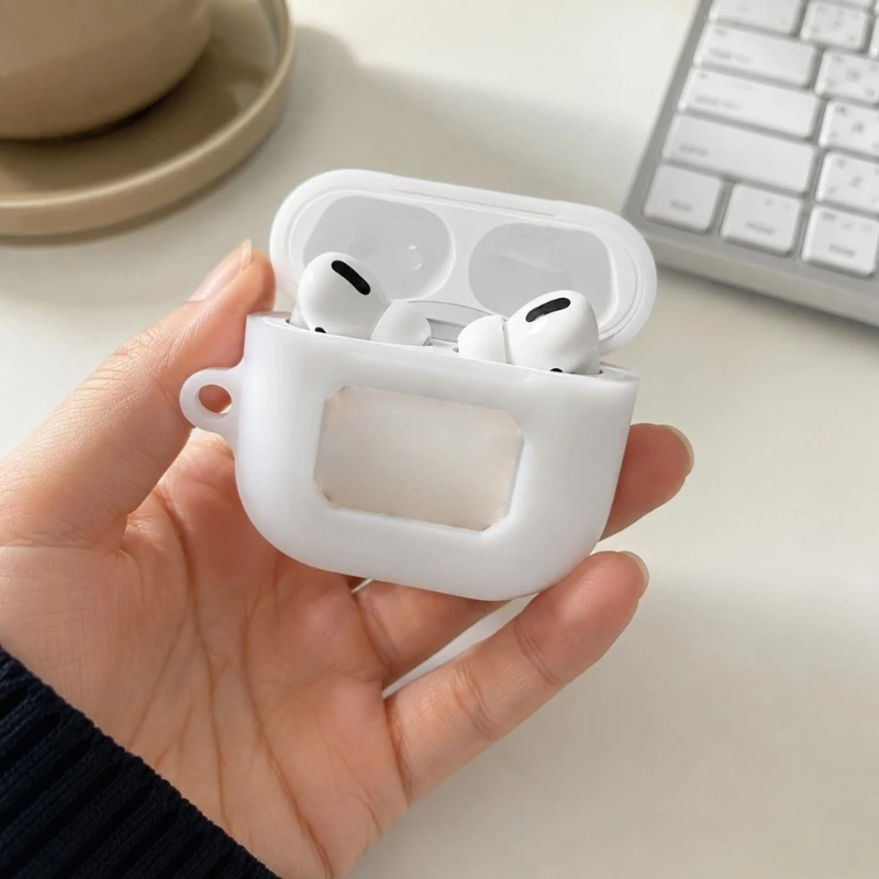 Silicone Charging Case Sleeve for T922 Earbud, Flexible Cover with Front Opening, Control Access, and Included Carabiner 896C