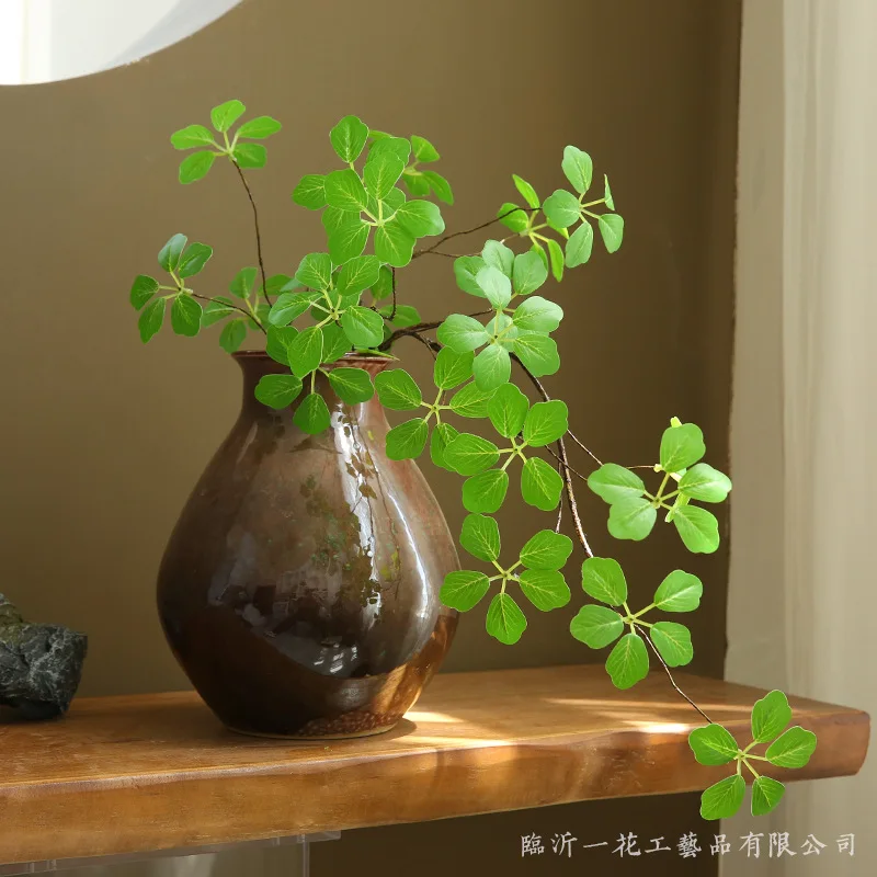 

75cm Artificial Lotus Leaf Real Touch Faux Plant Greeny Plants Home Decor Minimalist Flower Arrangement Landscape Ornament