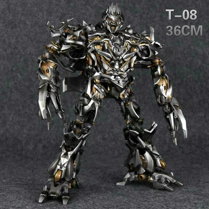 Transformation Robot Oversize 36CM T-08 T08 Galvatron ko masterpiece MPM-08 MPM08 Smoked Finish Version Action Figure Toys