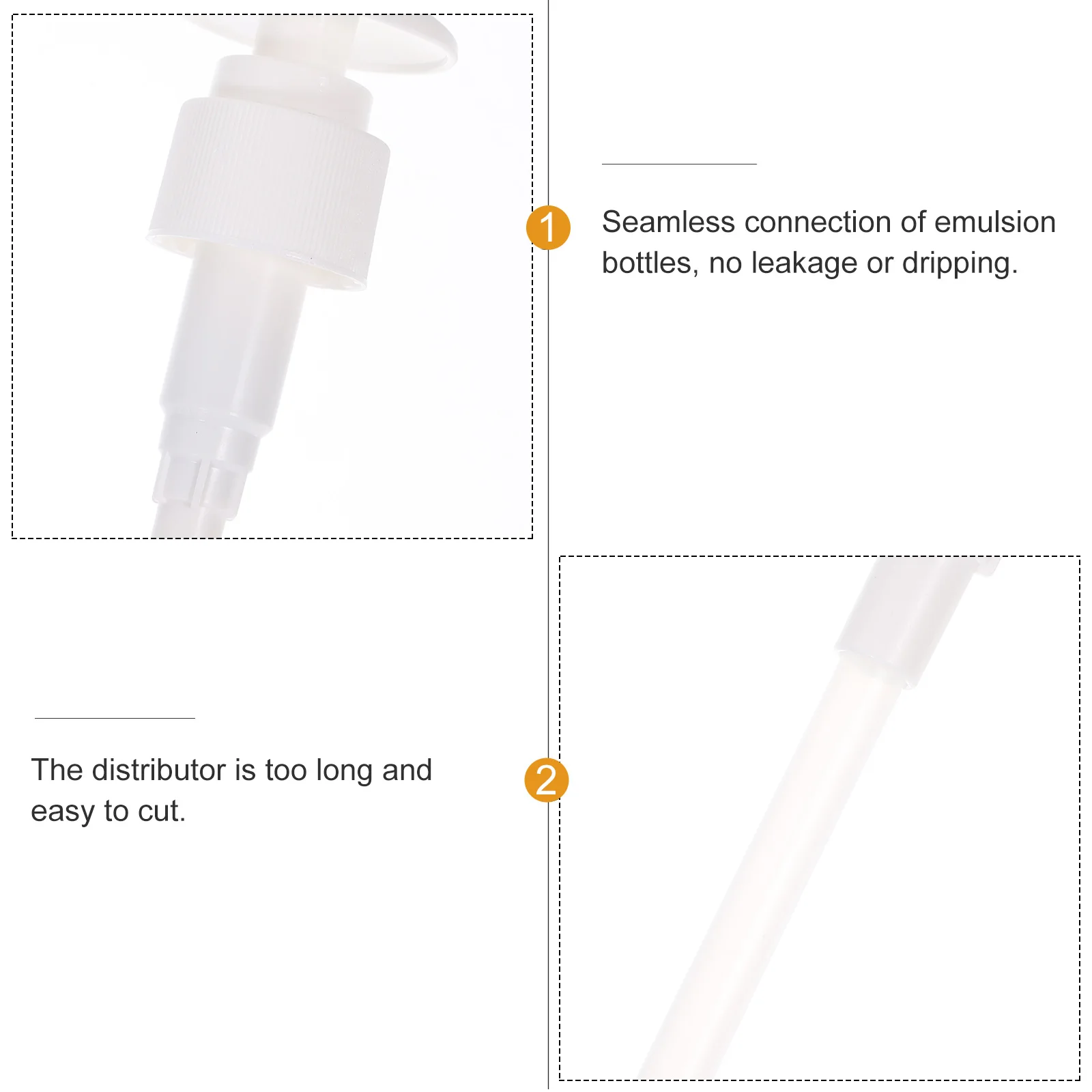 

Universal Press Pump Head Lotion Dispenser Soap Perfume Bottle Replacement Home Supplies Non Leaking Long Tube Design