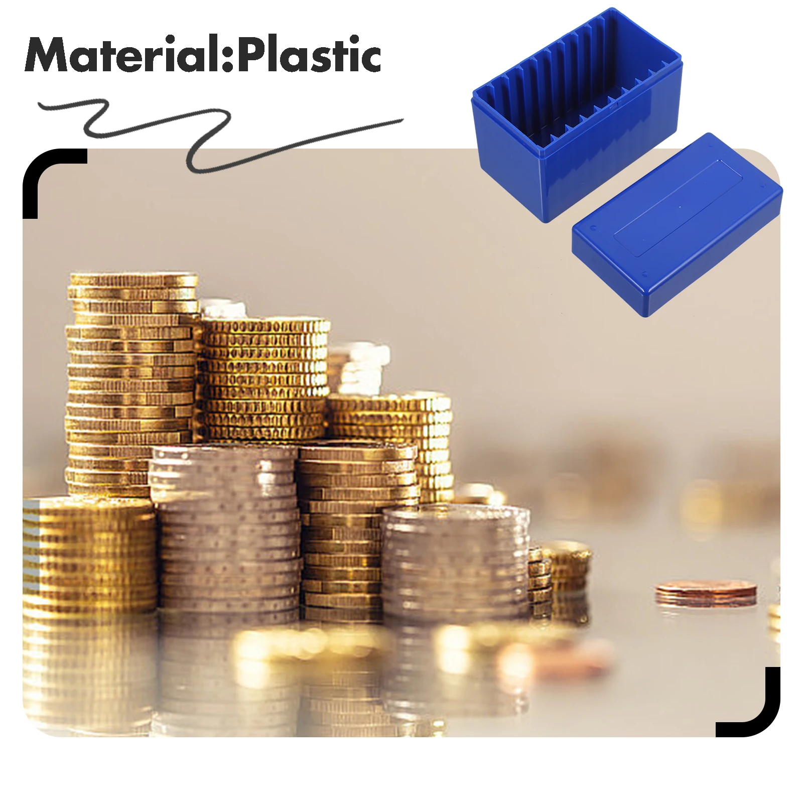 

Graded Coin Storage Box Red for 10 Coins Protector Plastic Material Collector ganizer Display Case