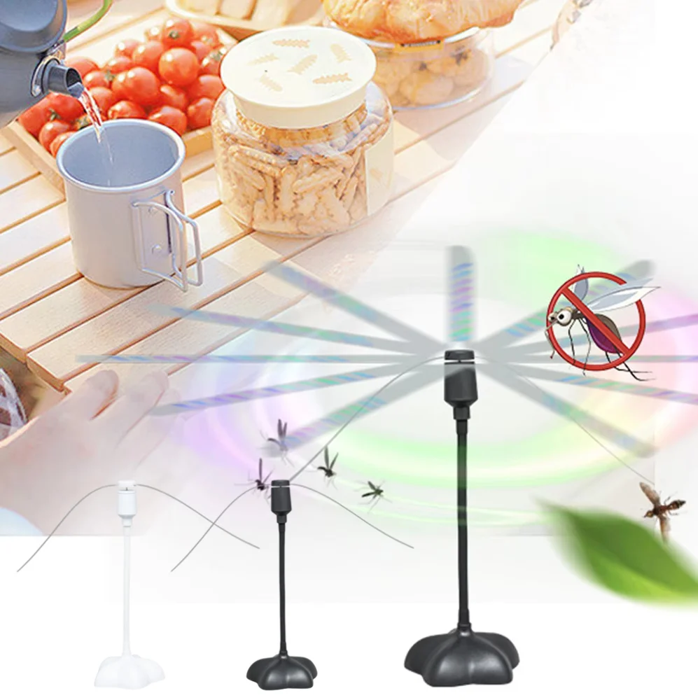 

Настольные лопасти для борьбы с вредителями, автоматический ловец мух без химикатов, на батарейках, репеллент от насекомых, защита для пищевых продуктов, сохраняет мух на выезде