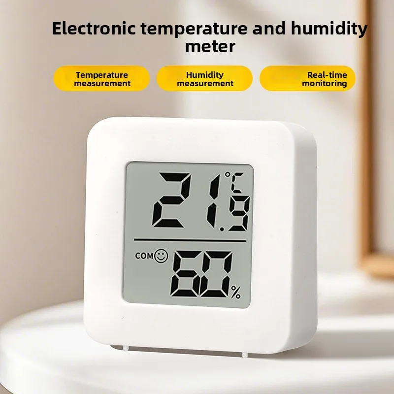 Smart Digital Thermometer Hygrometer, Indoor Temperature Humidity Monitor for Baby Room Reptile Pets