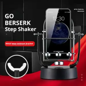 Bilashmart Phone Swing Device Automatic Wiggle Electronic Motion Machine Rotary Swing Motion Mobile Phone Holder Count Steps