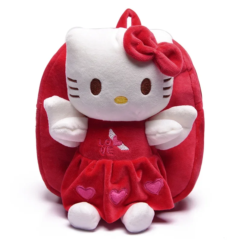 Hello Kitty Kt Микки Маус Кот Sanrio аниме ПП хлопок короткая плюшевая кукла детский рюкзак для мальчиков девочек школьный портфель