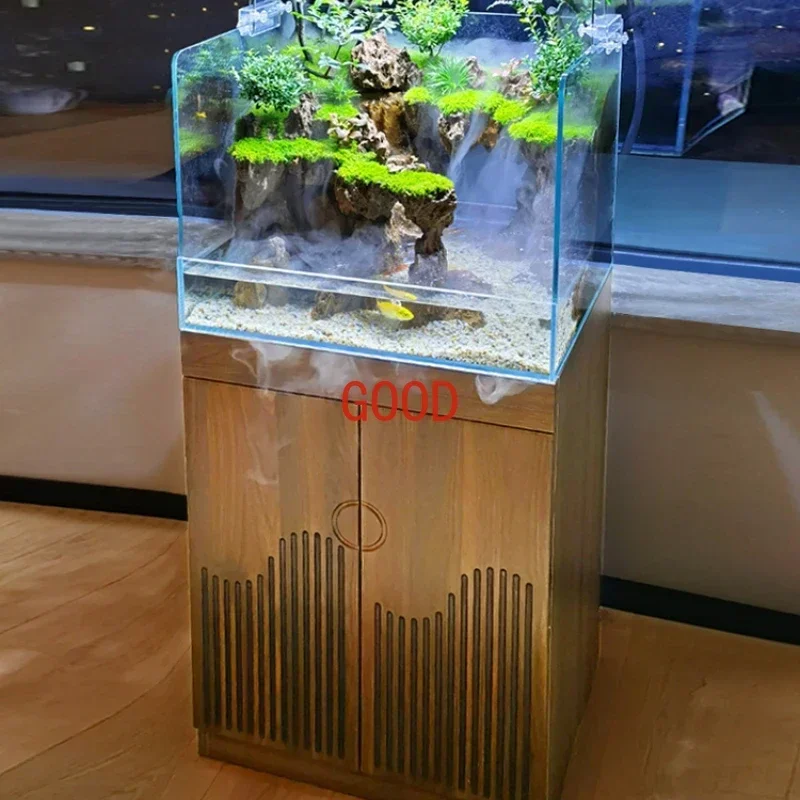 

Экологический аквариум для воды и сухопутных растений с интеллектуальной системой фильтрации для гостиной