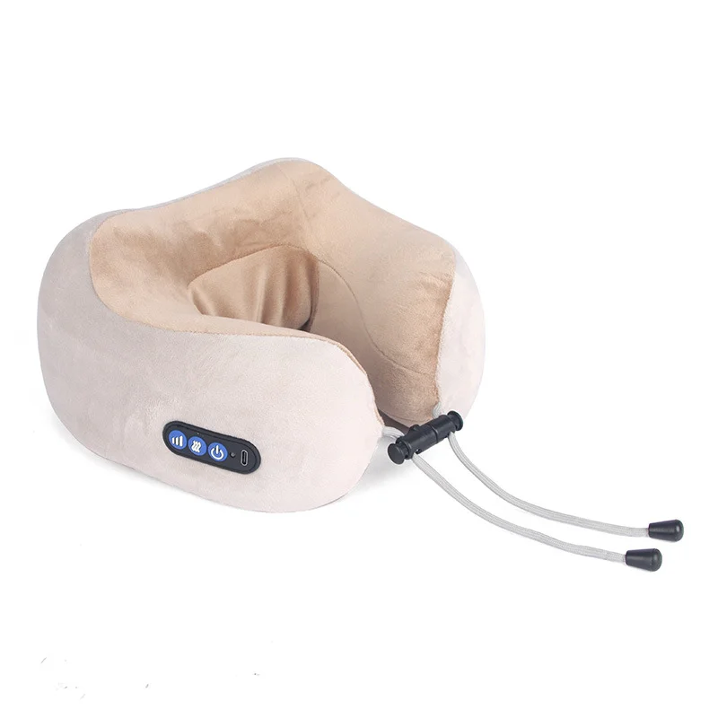 

Electric Neck Massager With Heat Vibration 3D Kneading Shiatsu Massage U Shaped Pillow For Shoulder Cervical Pain Relief Fatigue
