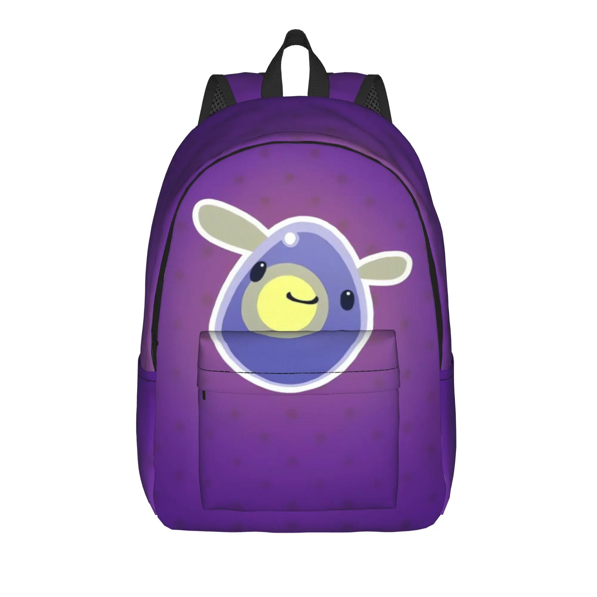 Purple Single Slime Rancher Backpack  Hiking Backpacks Boy Girl High Quality Durable High School Bags Fun Rucksack