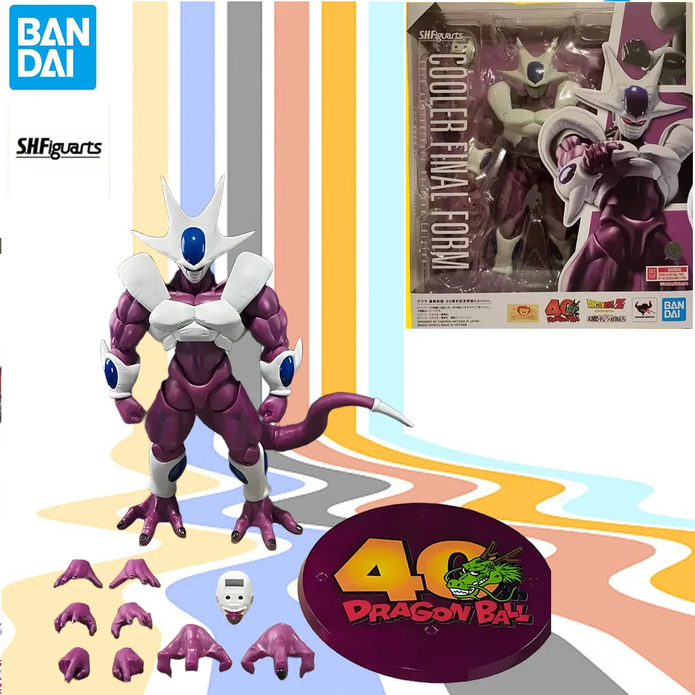 100% auténtico Bandai S.H.Figuarts Dragon Ball Cooler forma final y SON Goku Anime colección de figuras de acción juguete en Stock