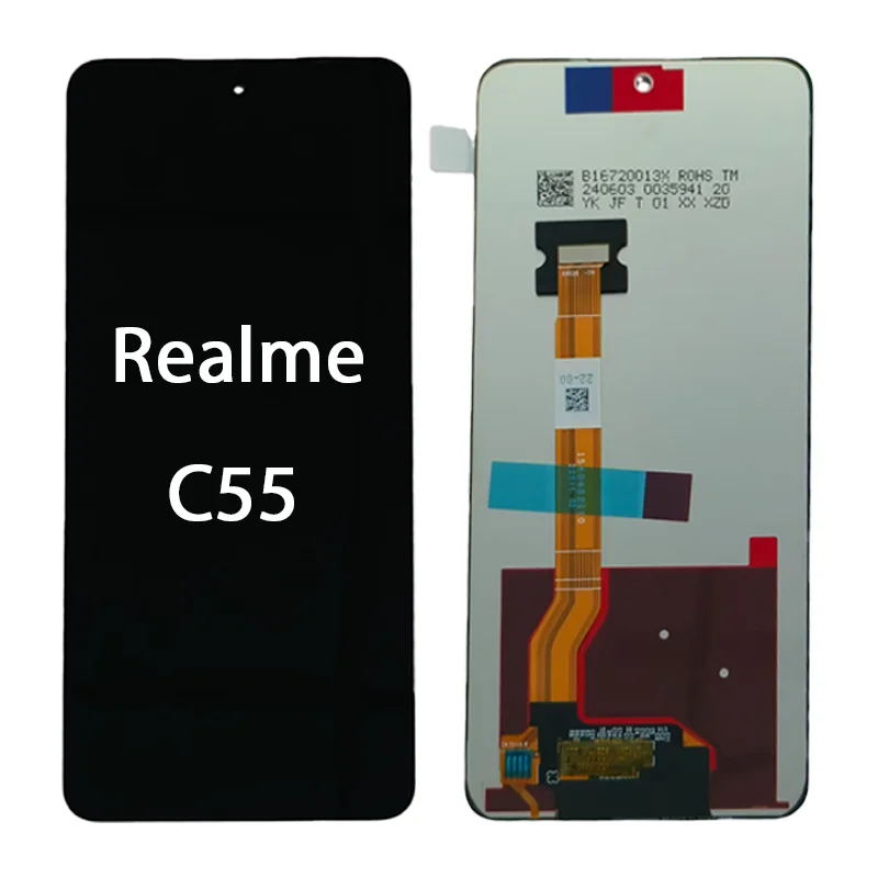 LCD Display For REALME C55 LCD Display Touch Screen Digitizer Assembly For REALME C55 LCD Screen Replacement