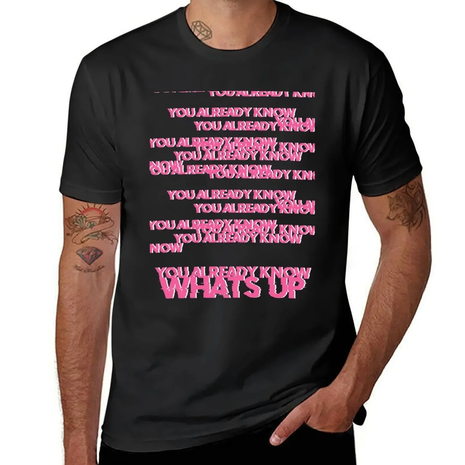 YOU ALREADY KNOW WHATS UP - KIAN AND JC T-Shirt blanks custom shirt kawaii clothes oversized t shirt men