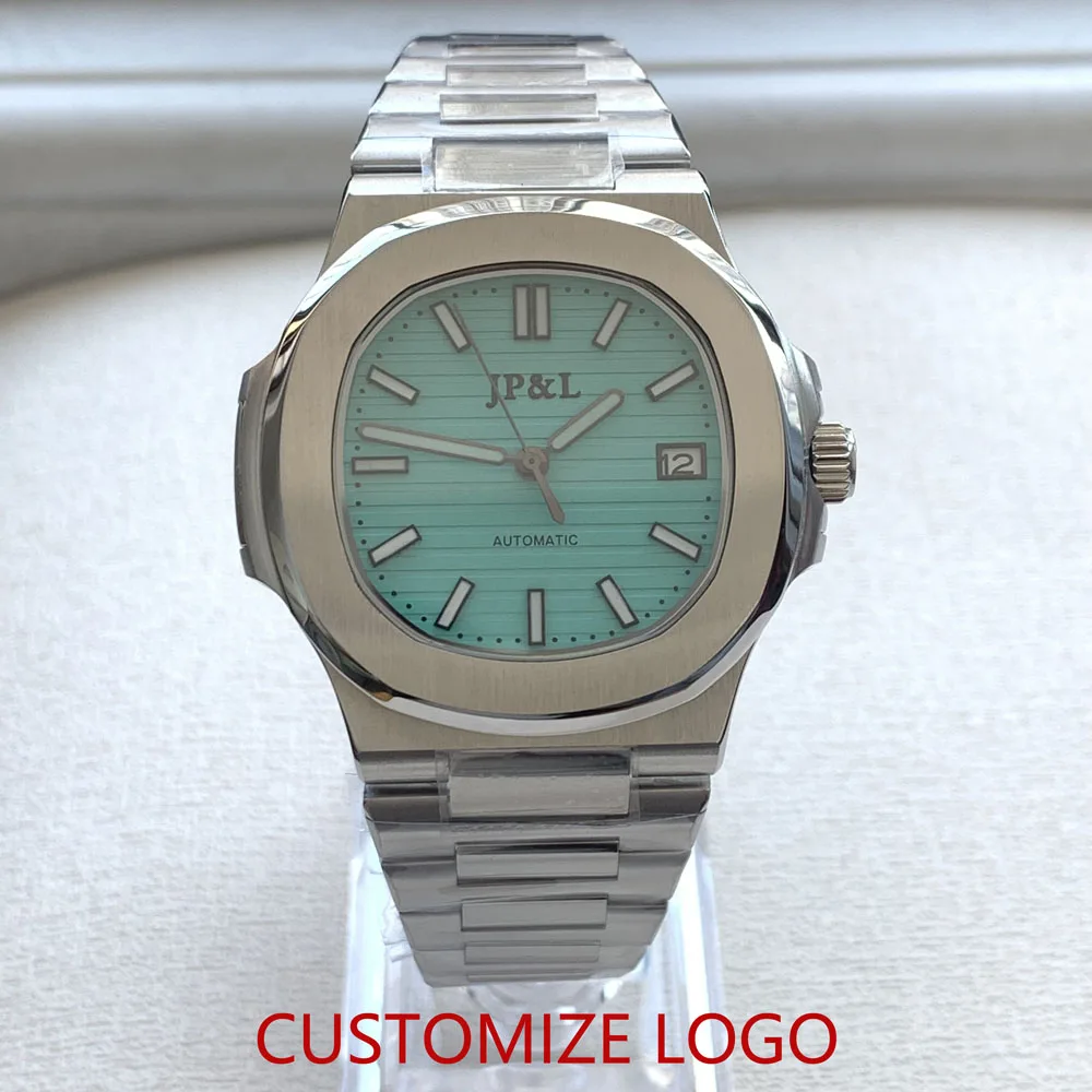 

Customized logo for men's luxury NH34/NH35/NH38/NH70/MIYOTA 8285 automatic mechanical watch or VK63/VK64 quartz wristwatches