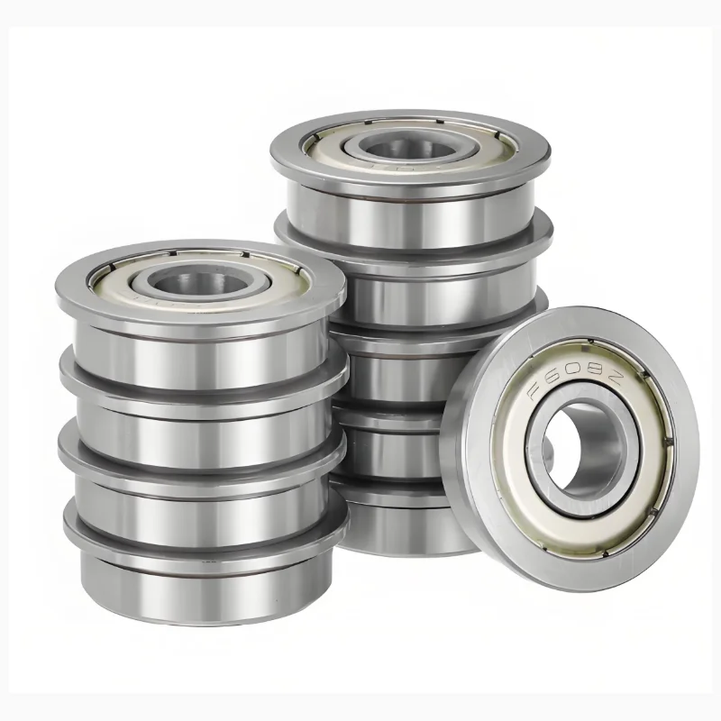 محمل عميق F604ZZ F605ZZ F606 F607 F608 F609 ZZ محمل مصغر مع شفة شفة